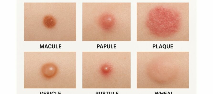Lesiones elementales en dermatología