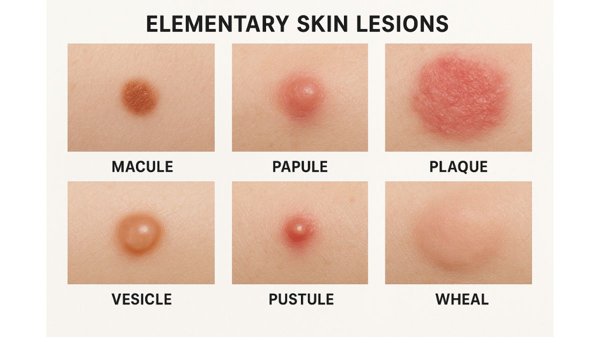 Lesiones Elementales Dermatología: Guía Visual Completa
