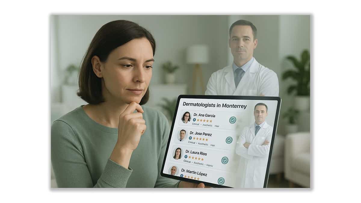 Mejor dermatólogo de Monterrey: cómo identificar al especialista ideal para tu piel