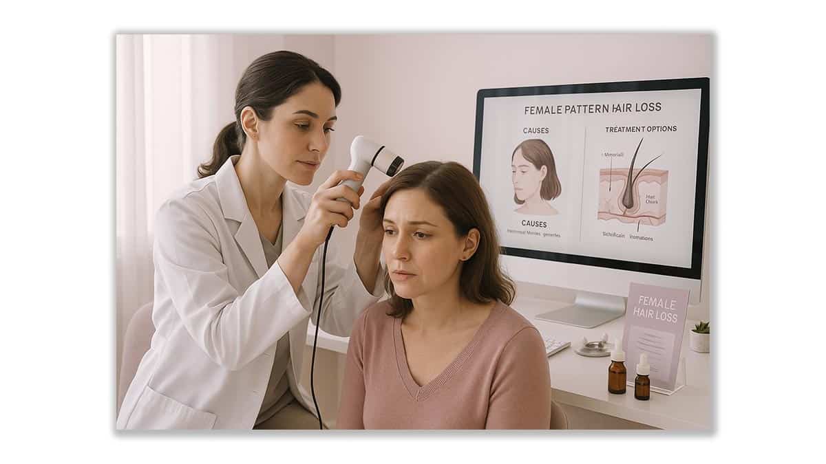 Dermatólogo especialista en alopecia femenina: diagnóstico integral y tratamientos con respaldo clínico